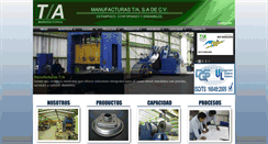 Desktop Screenshot of manufacturasta.com
